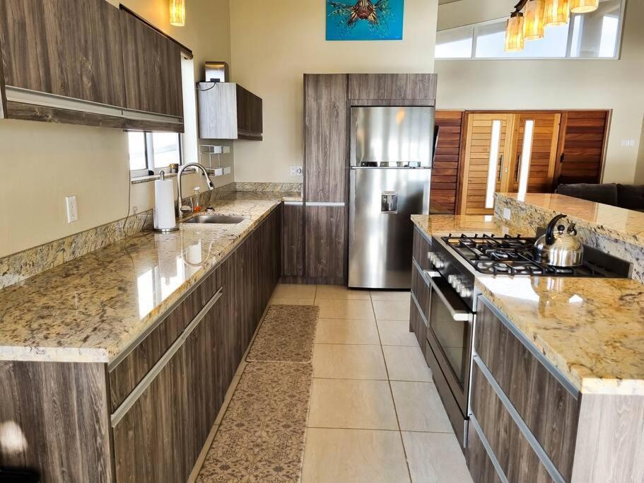 Villa With Pool And Sea View Fontein Exterior foto