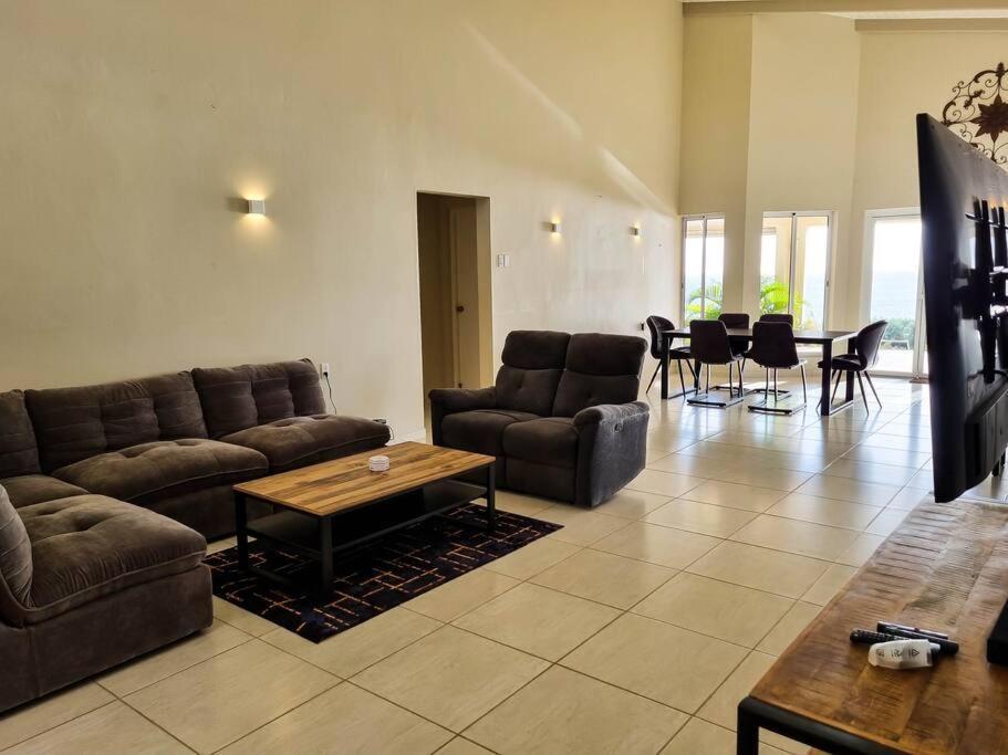 Villa With Pool And Sea View Fontein Exterior foto