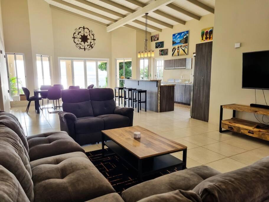 Villa With Pool And Sea View Fontein Exterior foto